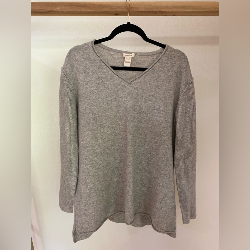 Sundance Cashmere Sweater (Grey, L)